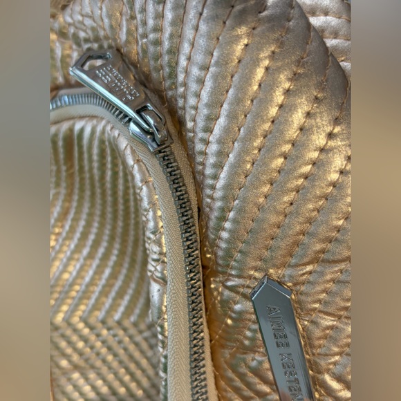 Aimee Kestenberg Metallic Gold Cosmetic Bag Set - Picture 8 of 10